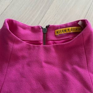 Alice and Olivia Pink Minidress